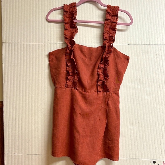 Karlie Pants - Karlie One Piece Short All's Looks Like Wrap Skirt Back Zipper Junior Size L